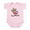 Petal Pink, variant on CafePress - Royal Baby Union Jack Infant Bodysuit - Baby Light Bodysuit, Size Newborn - 24 Months