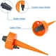 thumbnail image 2 of 6 uds.-regadera automática-naranja/azul/verde*2 Fokelyi WRMH-198, 2 of 7