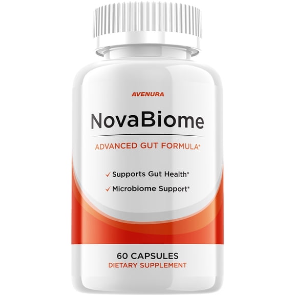 NovaBiome Capsules – Nova Biome Pills Advanced Formula Digestive Support, Gut Wellness, 1 Pack, 60 Capsules