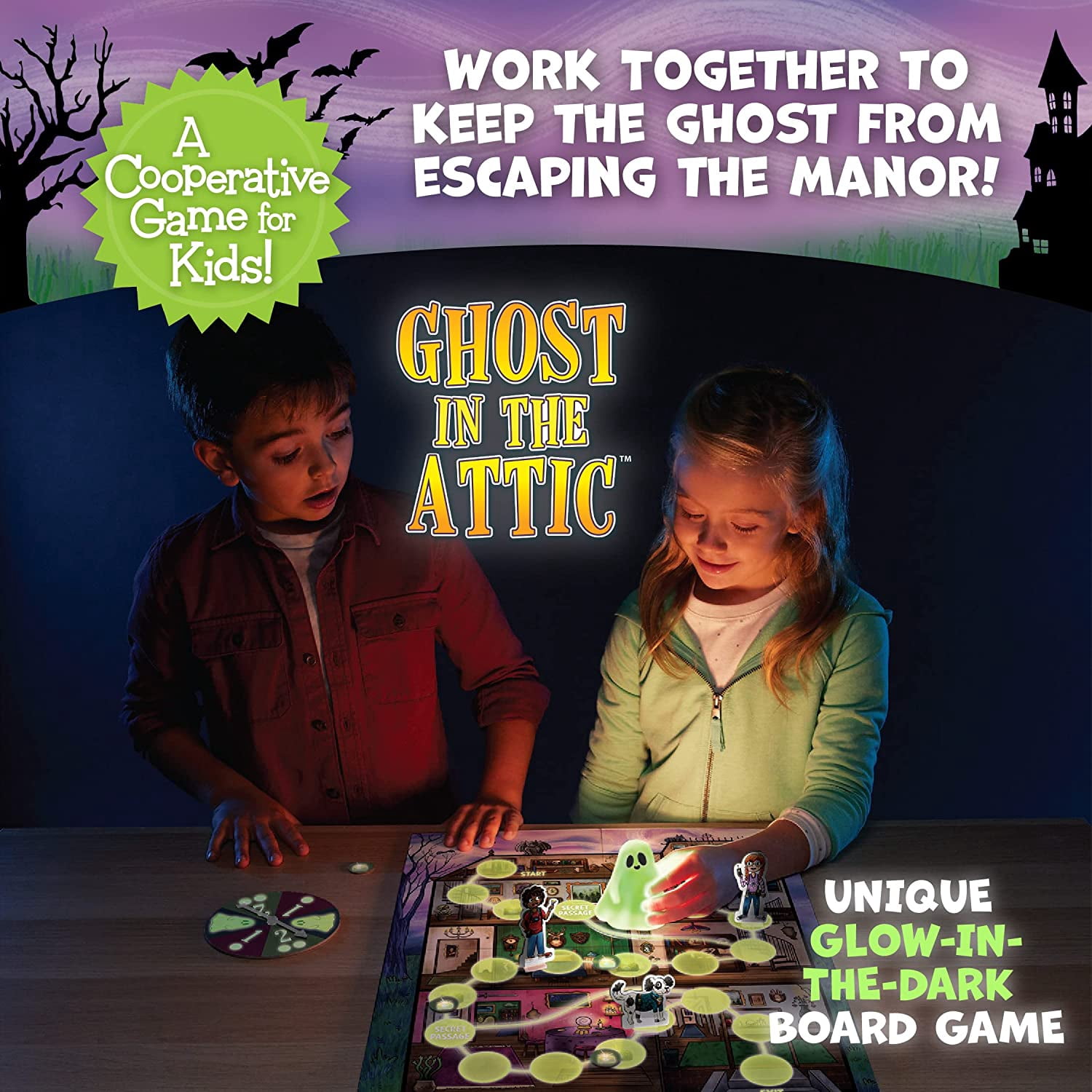 Peaceable Kingdom Ghost in the Attic Cooperative Game for Kids