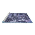 thumbnail image 2 of Ahgly Company Machine Washable Indoor Rectangle Abstract Blue Modern Area Rugs, 2' x 3', 2 of 4