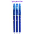 thumbnail image 1 of Juego de recambios de bolígrafo borrables mágicos, varilla de Gel lavable de 0,5mm, mango Azul, Negro, Rojo, tinta, papelería de escritura escolar, 20 unidades, 1 of 4