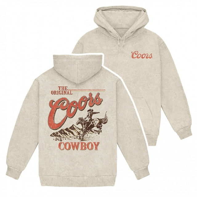 Coors The Original Cowboy Pull-Over Hoodie-XLarge