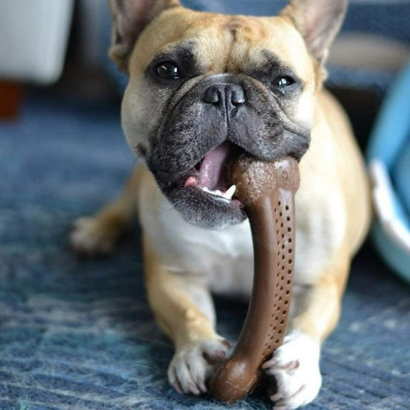 Pet Qwerks Flavorit BarkBone for Aggressive Chewers, Peanut Butter