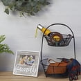 thumbnail image 2 of Gourmet Basics by Mikasa Tulsa 2-Tier Basket, 2 of 4