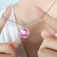thumbnail image 4 of Hello Kitty Thanksgiving halloween Stainless Steel Snake Chain Necklace for Women Men, 4 of 5