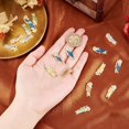 thumbnail image 3 of 18 piezas de adornos para uñas, adornos retro de San Judas, adornos de metal para uñas, joyas de oro claro para decoración de uñas, artesanías, regalo, 3 of 7