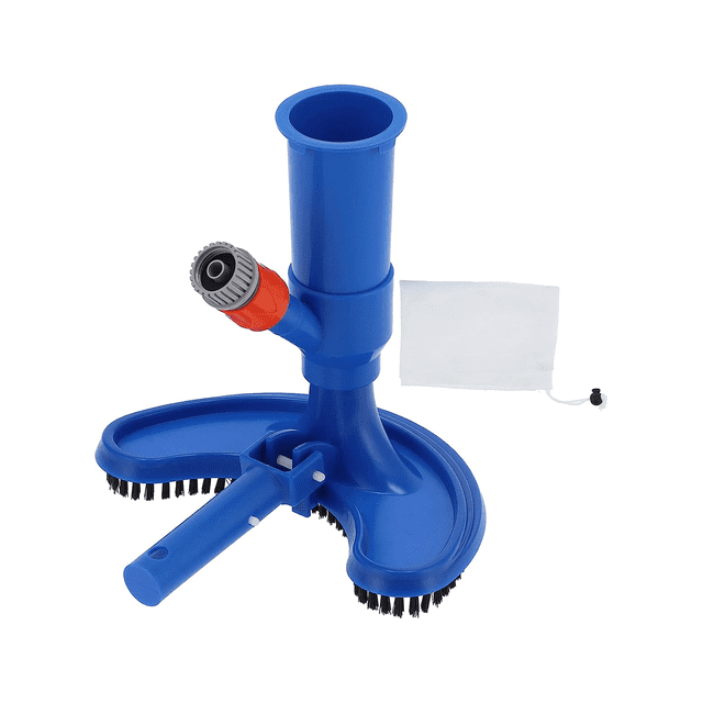 Vacuum Cleaner,Jet Vacuum Entertainment Pool Cleaner,With Brush Pole for Fountain Pond Swimming Pool US