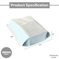 thumbnail image 5 of PSBM White Expansion Poly Mailers 11" x 13" 3 Mil 18000 Pcs Lightweight Gusseted Bags for Mailing Retail Supplies, 5 of 7