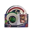 thumbnail image 2 of Vajilla Bambú Avengers 5 Pzas Infantil Plato Vaso Set, 2 of 10