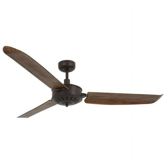 Lucci Air 21101701 56 in. Airfusion Carolina Oil Rubbed Bronze & Dark Koa Ceiling Fan