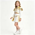 thumbnail image 4 of Girls Costumes Cosplays Clothes Halloween Christmas Performance Cosplays Costumes Clothings Suit Shirts Skirt Accessories Suit 4 piece set for Party Play, 4 of 9