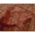 thumbnail image 4 of oneOone Silk Tabby Fabric Leaves & Floral Block Printed Craft Fabric BTY 42 Inch Wide, 4 of 4