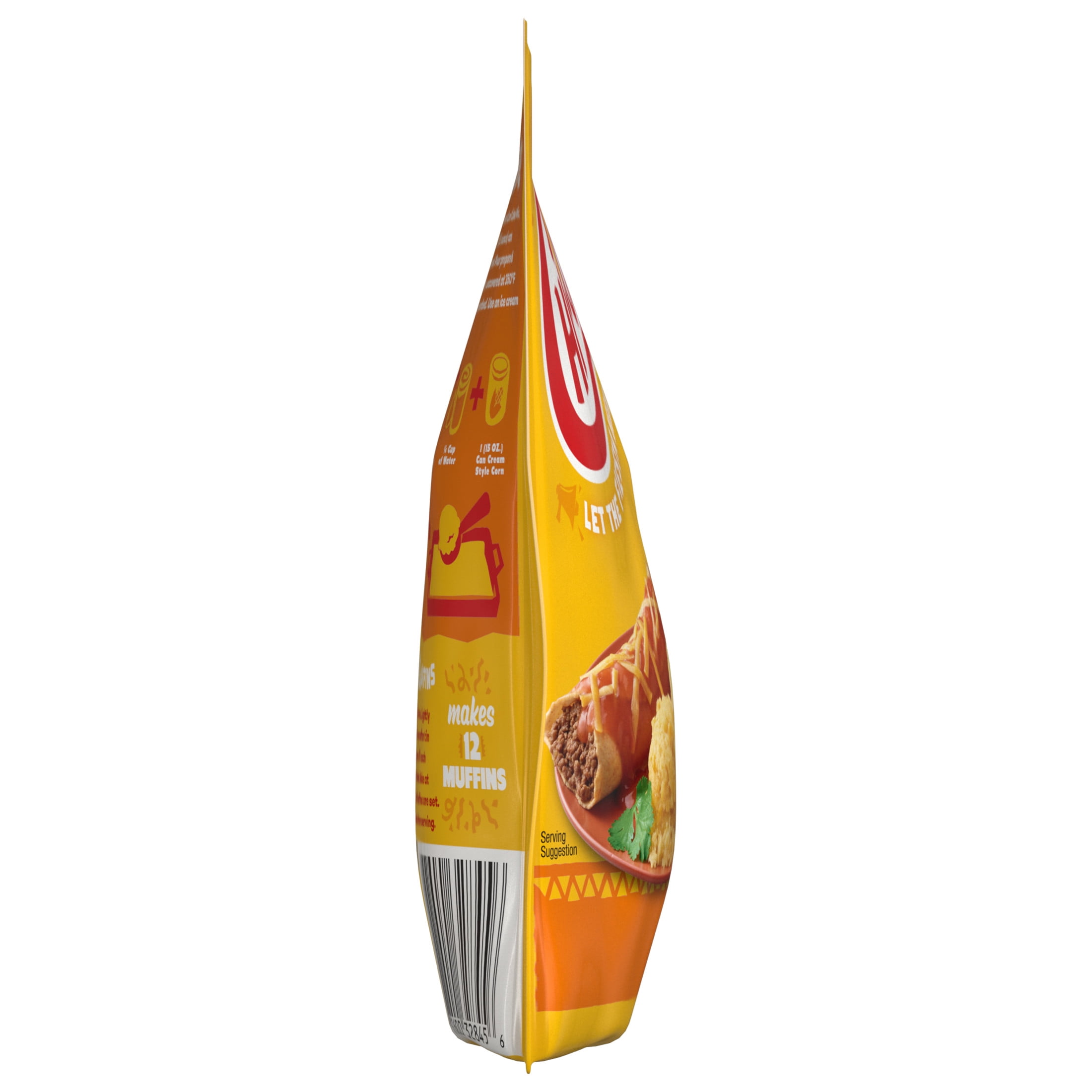 (2 pack) CHI-CHI'S Sweet Corn Cake Mix, Shelf-Stable, 7.4 oz Pouch, (12 Count)