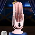 thumbnail image 6 of Table Tower Fan 4000mah USB Portable Electric Tower Fan with 5 Speeds Brushless Motor Desk Cooling Fan for Car Home Office (Pink), 6 of 8