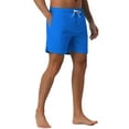 thumbnail image 5 of INSPIRE CHIC Mens Summer Drawstring Elastic Waist Mesh Lining Solid Board Shorts 32 Blue, 5 of 6