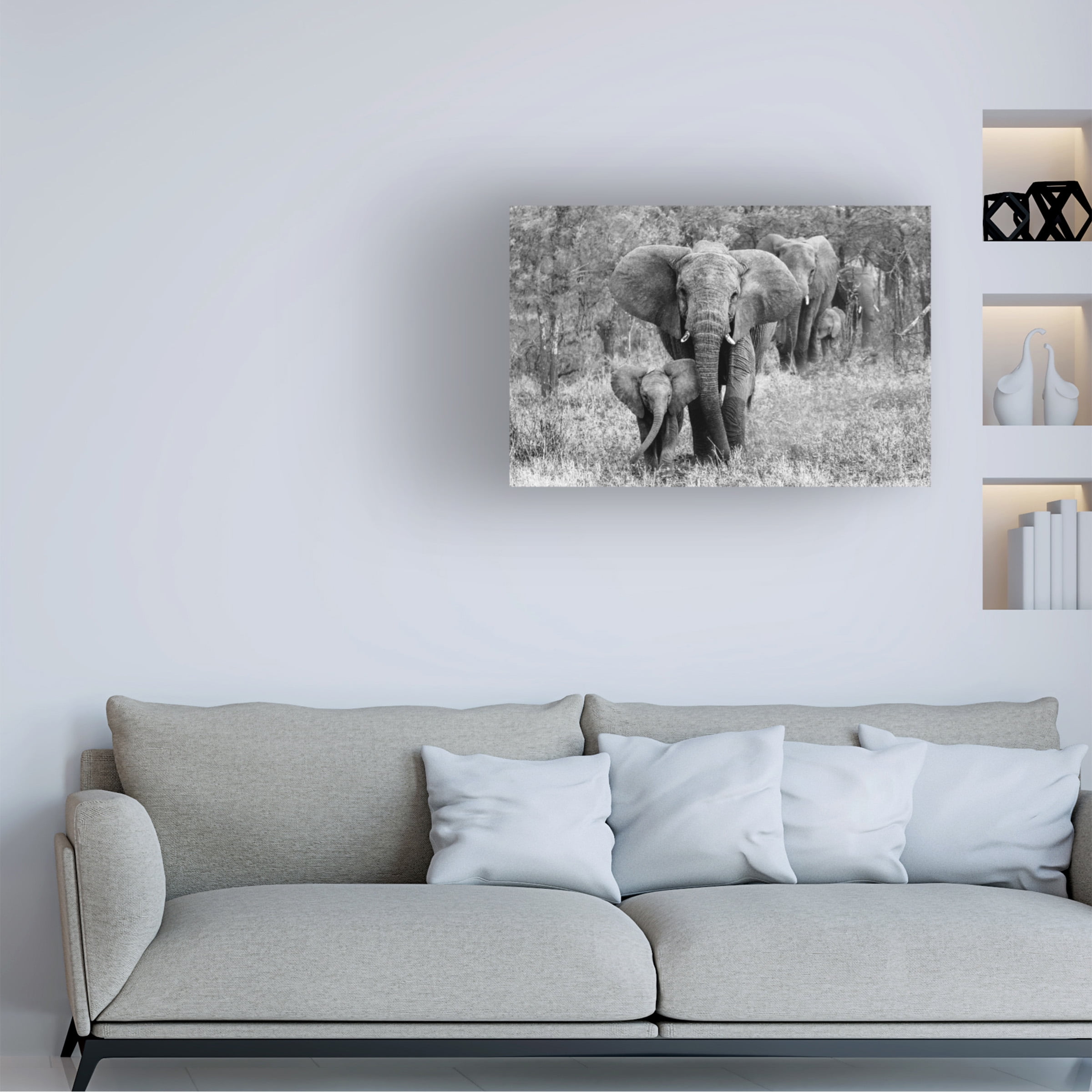 Bertram Schemel 'Elefamily' Canvas Art
