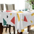 thumbnail image 5 of Yayeee Tablecloths 60" x 90" Rectangle Wrinkle Resistant Party Table Cover, Retro Shapes, 5 of 8