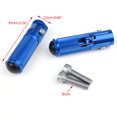 thumbnail image 2 of Mad Hornets CNC Folding Foot Pegs Footpeg Rear Set Rest Racing For Universal Motorcycle Blue, 2 of 5
