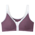 thumbnail image 3 of Sngxgn Women's No Side Effects Underarm-Smoothing Comfort Wireless Lightly Lined T-Shirt Bra(Grey,44), 3 of 3