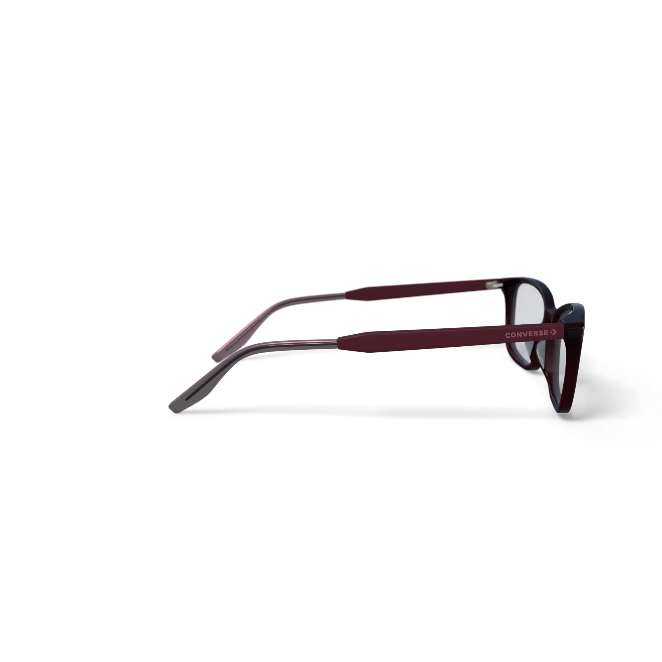 Converse Women's CV5005G Prescription Eyeglasses with Case, Burgundy