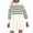White, variant on Kaemgyyd Womens Fall Long Sleeve Stripe Pleated Pullover Mini Dress Crew Neck Knit Patchwork Casual Sweatshirt Dress