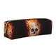 thumbnail image 1 of Disketp Satanic Skull Estuche de Lápices de Cuero con Cierre, Estuche Compacto para Papelería, Bolígrafos y Accesorios Pequeños, 1 of 7