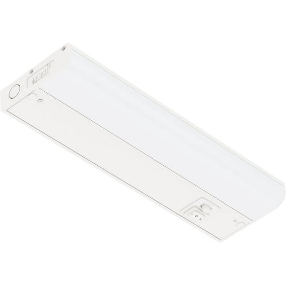 TRAHOO-12-inch Hardwired Only 3 Color LED Under Cabinet Lighting, Selectable 3000K/4000K/5000K, Dimmable, Matte White Finished, ETL Listed, IN-0201-11-WH-345K
