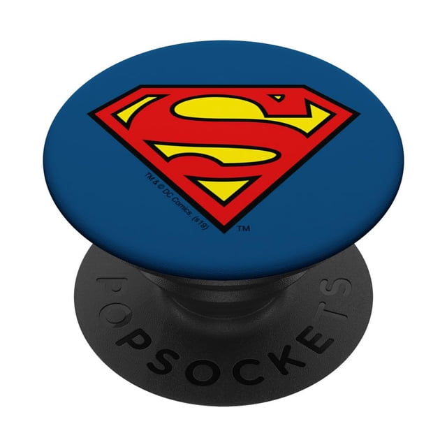 PopSockets Adhesivo PopGrip Logo Clásico Escudo S de Superman