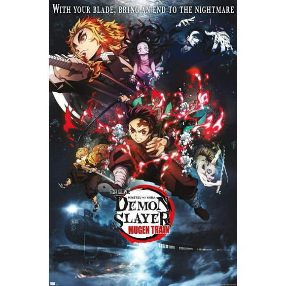 Demon Slayer: Mugen Train - Collage One Sheet Wall Poster, 22.375" x 34"