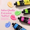 thumbnail image 3 of Kit de gel para uñas Born Pretty Neon Extension, 6 colores con lámpara, 3 of 9