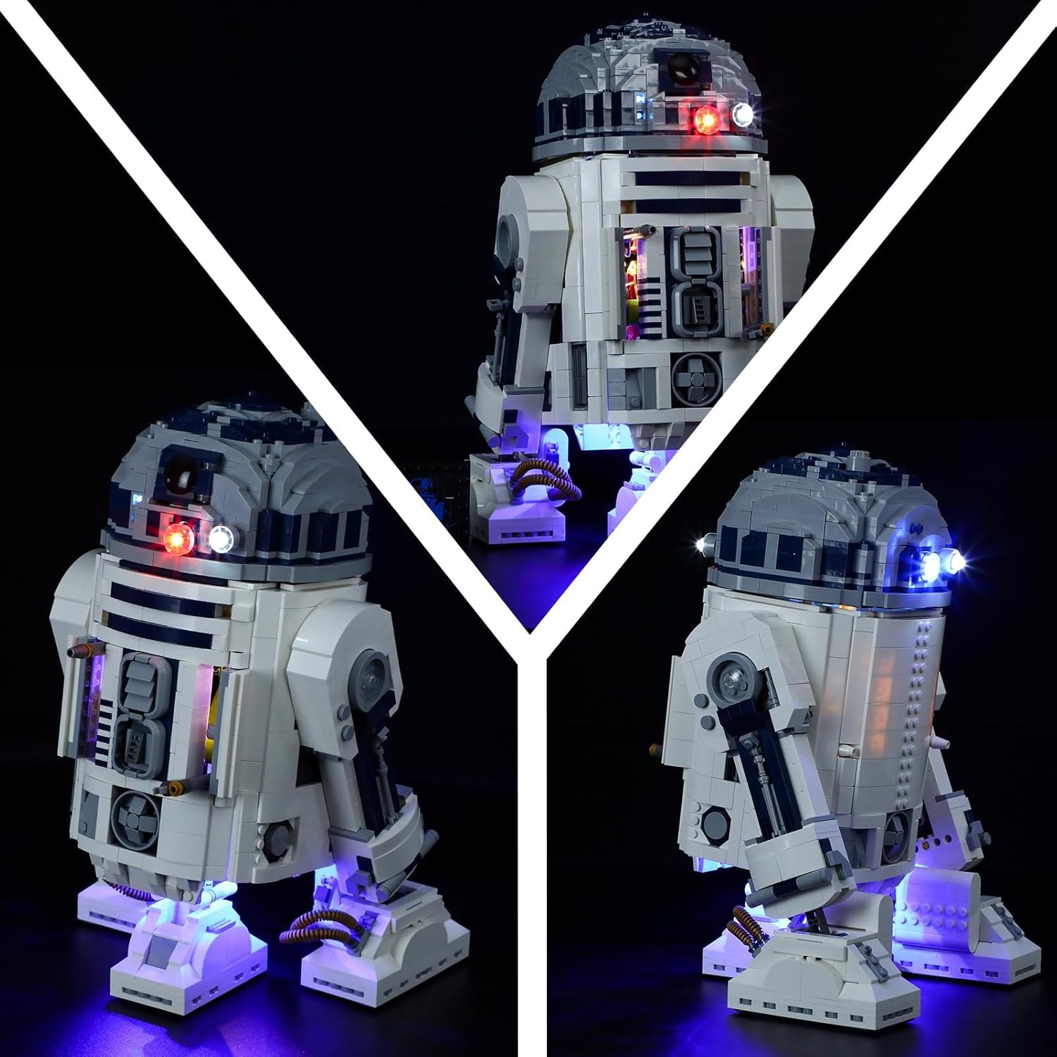 LED Light Kit for Lego R2-D2 75308 Building Set, Compatible with Lego 75308 Building Blocks Model(Not Include Blocks Set)