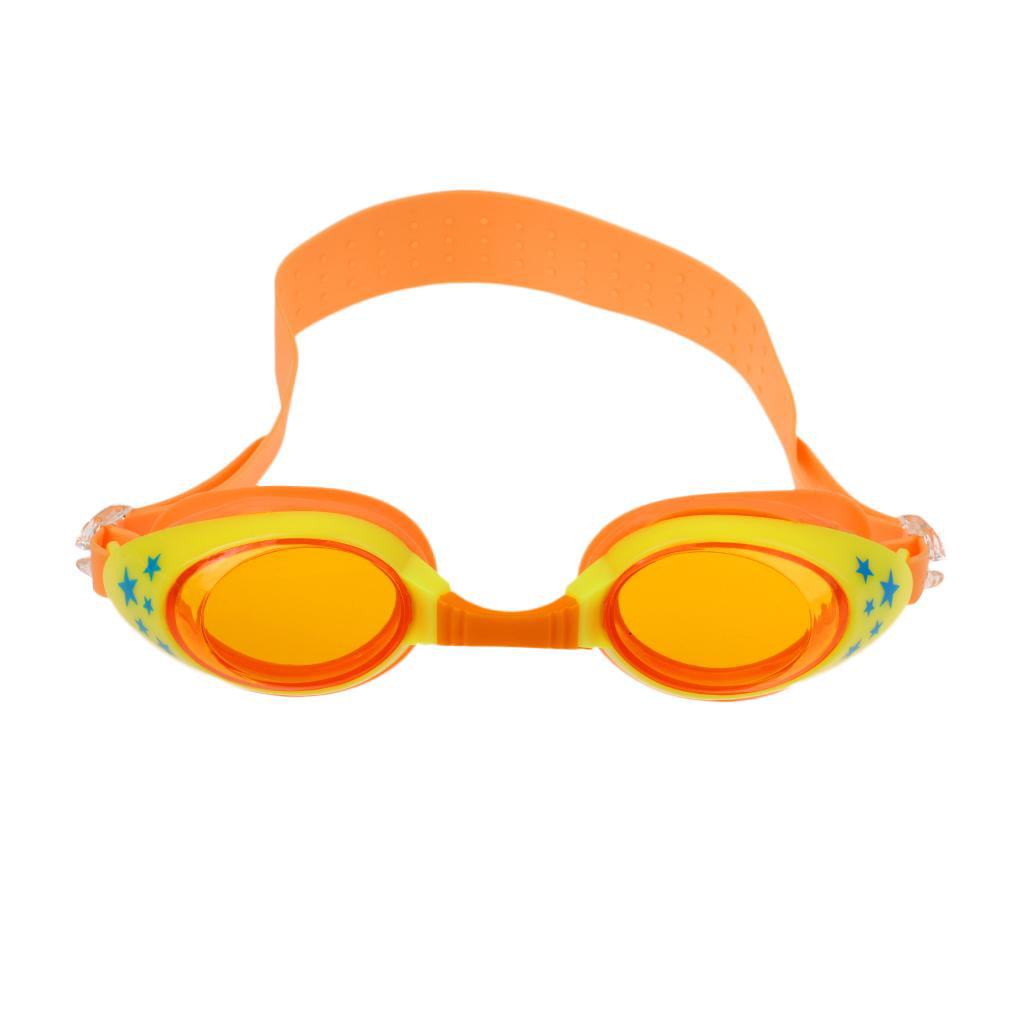 Ear Plug kd Kids Boys Girl Swimming Goggles Anti-fog Swim Glasses Adjustable 