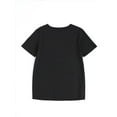 thumbnail image 3 of Regular Size Women's Cotton Graphic T-Shirt, Short Sleeve Crew Neck Casual Top, All-Season, Stretch Knit, Geometric Pattern, Round Neck, Summer & Spring Fashion, 3 of 6