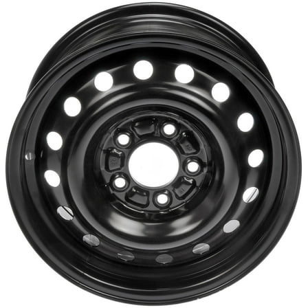 Dorman 939-165 Steel 15" Wheel Rim 15 x 6.5-inch 5-Lug Black, for Specific Chrysler / Dodge Models