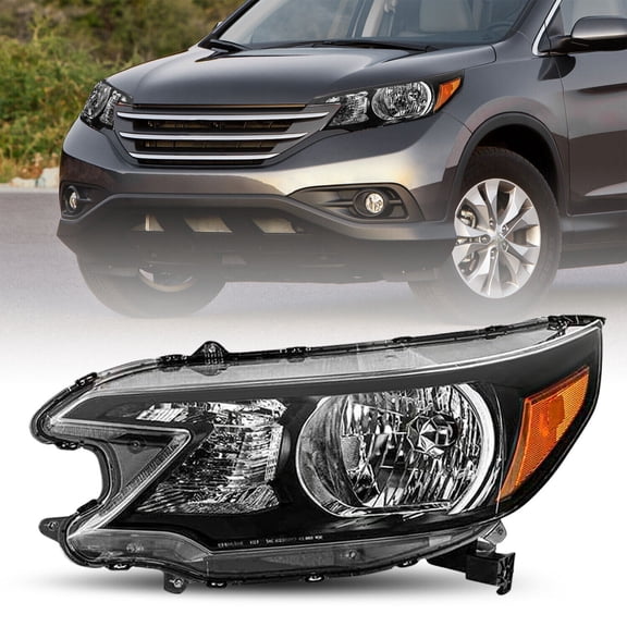 Style Halogen Left Driver Side Headlight For 2012-2014 CRV CR-V