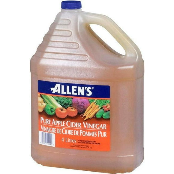 Allen's - Pure Apple Cider Vinegar - 4 Liter - Pack of 6 - (6x4ltr)