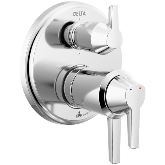 Delta T27T971-PR Galeon 17T Series Thermostatic Valve Trim - Lumicoat Chrome
