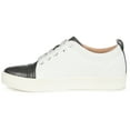 thumbnail image 2 of Journee Womens Kyndra Two-Tone Lace-Up Sneakers, 2 of 8