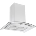thumbnail image 1 of Ancona 30 Pouces 440 CFM Lot Convertible avec Auvent en Verre en Acier Inoxydable, 1 of 5