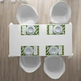 thumbnail image 4 of Ambesonne Hawaiian Place Mats Set of 4, Palm Leaves Pineapples, Standard Size, Pale Green Fern Green, 4 of 4