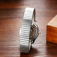 thumbnail image 4 of Avaner Stretch Watch for Men, Clear and Easy To Read Large Arabic Numerals Dial Stainless Steel Strap Portable Stretch Watch, 4 of 11
