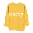 thumbnail image 2 of Craaazy Merry Christmas Shirt for Women Christmas Printed Crewneck Pullover Sweatshirts Funny Xmas Fashion Holiday Tops Gifts for Women, 2 of 6