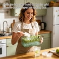 thumbnail image 5 of Press Ice Cube Tray, Silicone Double-Layer Ice Ball Maker, Easy-Release Stackable Mold for Freezer, BPA-Free, 5 of 8