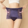 thumbnail image 2 of Sngxgn Women's Cotton Underwear High Waisted Full Coverage Ladies Panties(Purple,XXXL), 2 of 9