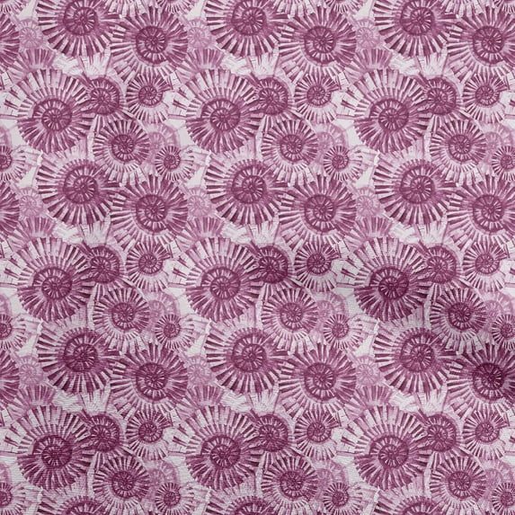 oneOone Cotton Flex Purple Fabric Ocean Sewing Craft Projects Fabric Prints By Yard 40 Inch Wide