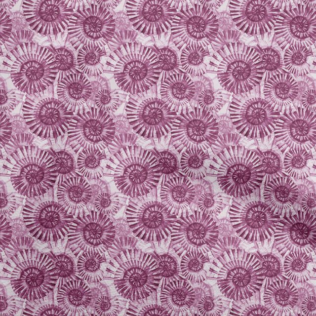 oneOone Cotton Poplin Purple Fabric Ocean Craft Projects Decor Fabric Printed By The Yard 42 Inch Wide