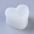 thumbnail image 2 of Storage Box Silicone Molds Resin Casting Molds For UV Resin Epoxy Resin Jewelry Making Heart Box White 63x74x12mm 74x78x37mmand 39x58mm, 2 of 6