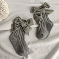 thumbnail image 2 of Baby Girls Socks with Bow Infants Toddlers Cotton Ankle Socks Christmas Baby Socks, 1 Pair, 2 of 6