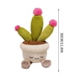 thumbnail image 3 of Adorno de peluche de planta en maceta de dibujos animados adorno • Muñeca de flores para decoración de escritorio curativa • Peluche de regalo decorativo suave para casa u oficina, 3 of 7
